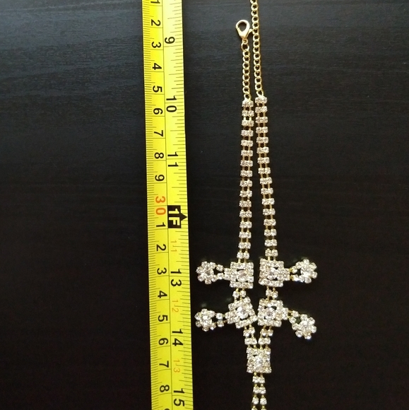 LAST ONE Callie Palace Queen: Rhinestone Toe and Ankle Jewelry - Picture 14 of 17